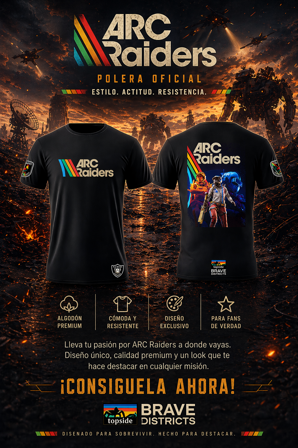Polera ARc Riders